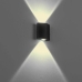 MorningLight Светильник светодиодный LED Настенный светильник бра для дома квартиры Уличный светильник Ночник 2 лампы черный 3000К