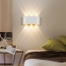 MorningLight Светильник светодиодный Настенный бра для дома квартиры Ночник Уличный светильник LED 6 ламп белый 3000К
