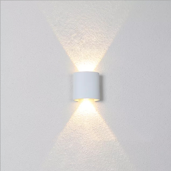 MorningLight Светильник светодиодный LED Настенный светильник бра для дома квартиры Уличный светильник Ночник 2 лампы белый 3000К